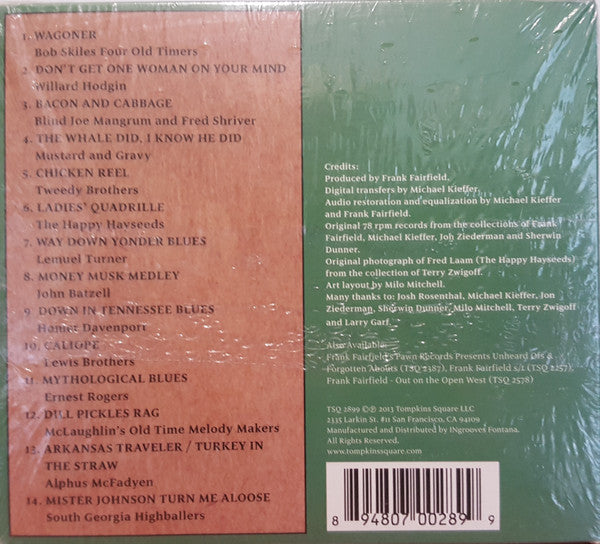 Various : Turn Me Loose (Outsiders Of "Old Time" Music) (CD, Comp)
