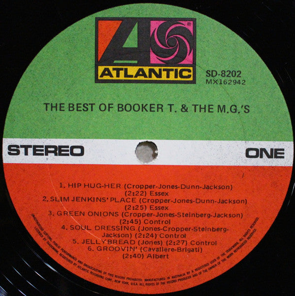 Booker T & The MG's : The Best Of Booker T. & The MG's (LP, Comp, RE)