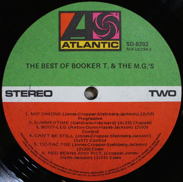 Booker T & The MG's : The Best Of Booker T. & The MG's (LP, Comp, RE)