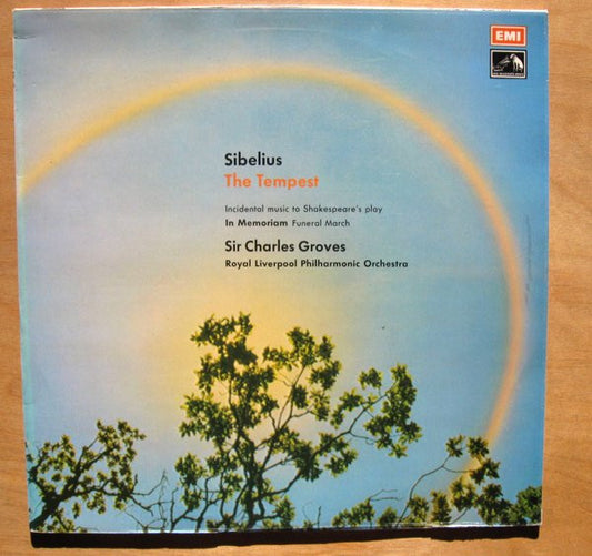 Sibelius*, Sir Charles Groves, Royal Liverpool Philharmonic Orchestra : The Tempest  /  In Memoriam - Funeral March (LP)