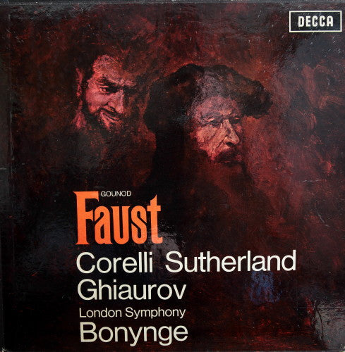 Gounod* - Corelli*, Sutherland*, Ghiaurov*, London Symphony*, Bonynge* : Faust (4xLP, Album + Box)