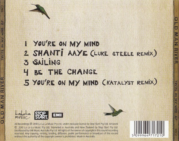 Old Man River : You're On My Mind (CD, EP)