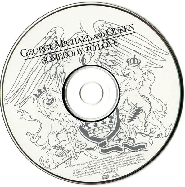 George Michael And Queen : Somebody To Love (CD, Single)