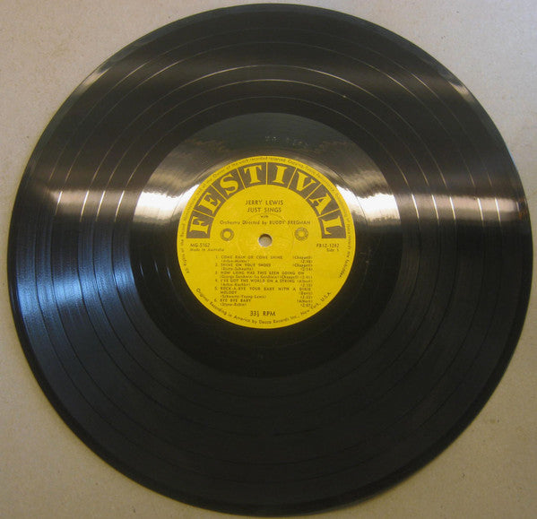 Jerry Lewis (3) : Just Sings (LP, Album, Mono)