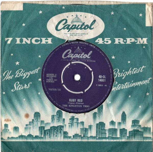 The Kingston Trio* : Tom Dooley (7", Single, RP)