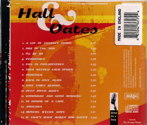 Daryl Hall & John Oates : Hall & Oates (CD, Comp, Unofficial)