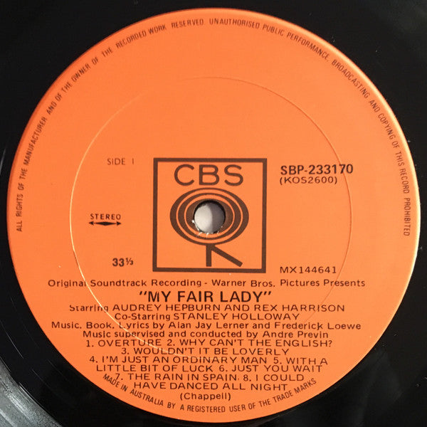 Various : My Fair Lady (LP, Album)