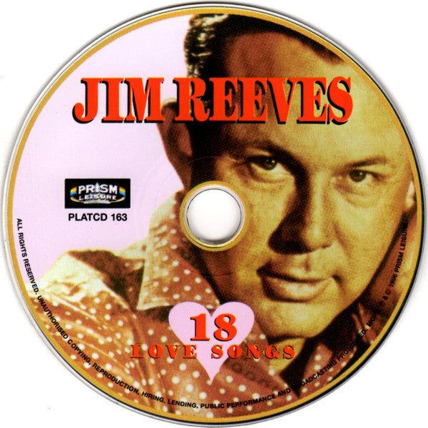 Jim Reeves : 18 Very Special Love Songs (CD, Comp)