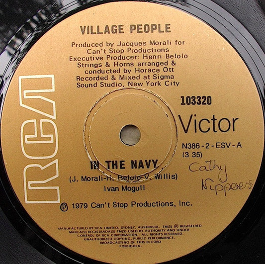 Village People : In The Navy (7", Single)
