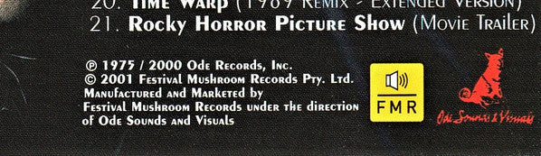 "The Rocky Horror Picture Show" Original Cast : The Rocky Horror Picture Show (25 Years Of Absolute Pleasure) (CD, Album, RE)