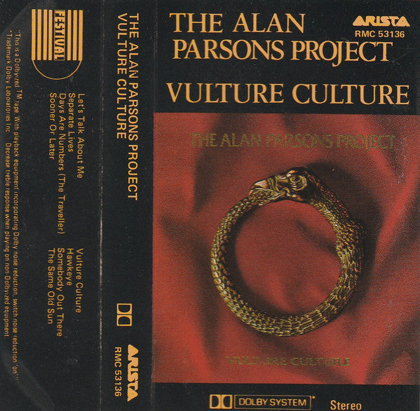 The Alan Parsons Project : Vulture Culture (Cass, Album)