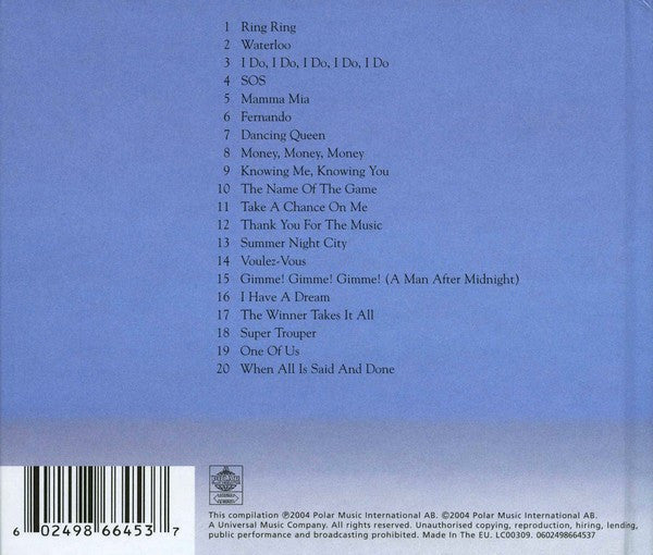 ABBA : The ABBA Story (CD, Comp, Ltd, Dig)
