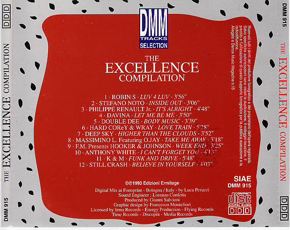Various : The Excellence Compilation (CD, Comp, Mixed)