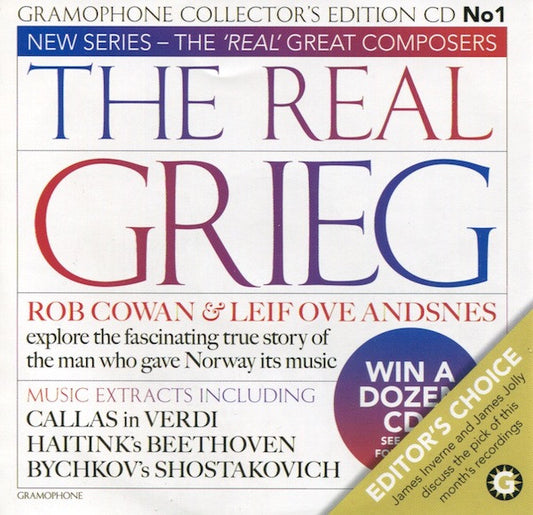 Various : Gramophone Collector's Edition CD No1: The Real Grieg (CD, Comp, Pla)