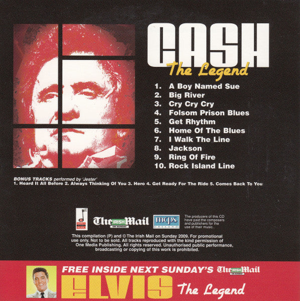 Johnny Cash : The Legend (CD, Comp, Promo)