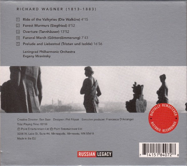 Richard Wagner / Leningrad Philharmonic Orchestra Conducted By Evgeny Mravinsky : Orchestral Scenes (CD, Comp, RM)