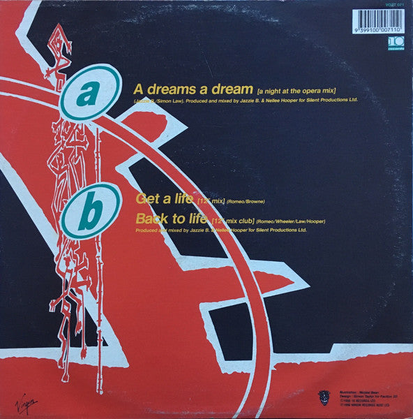 Soul II Soul : A Dreams A Dream (12", Single)