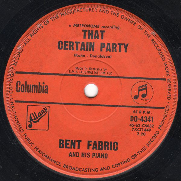 Bent Fabric : Chicken Feed (7", Single)