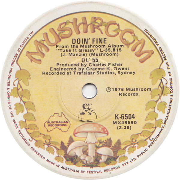 Ol' 55 : Looking For An Echo (7", Single)