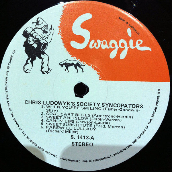 Chris Ludowyk's Society Syncopators : Chris Ludowyk's Society Syncopators (LP)
