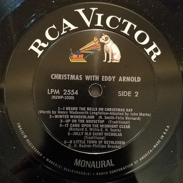 Eddy Arnold : Christmas With Eddy Arnold (LP, Mono, RE)