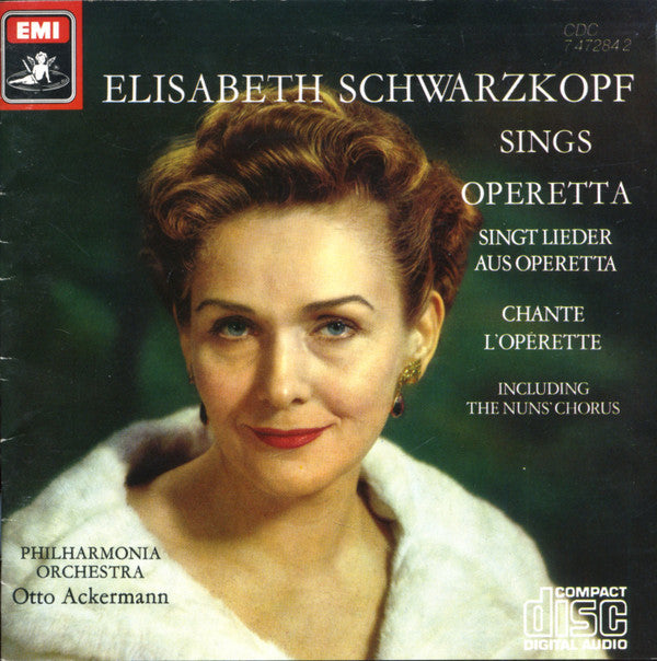 Elisabeth Schwarzkopf - Philharmonia Orchestra, Otto Ackermann : Elisabeth Schwarzkopf Sings Operetta (CD, Album, RE)