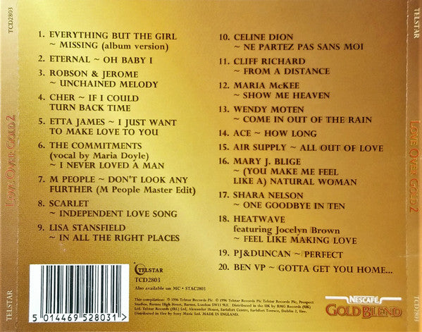 Various : Love Over Gold 2 (CD, Comp)