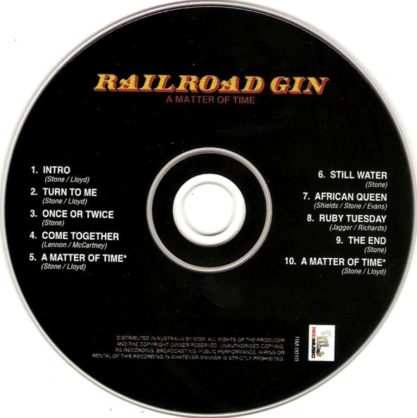 Railroad Gin : A Matter Of Time (CD, Album, RM)