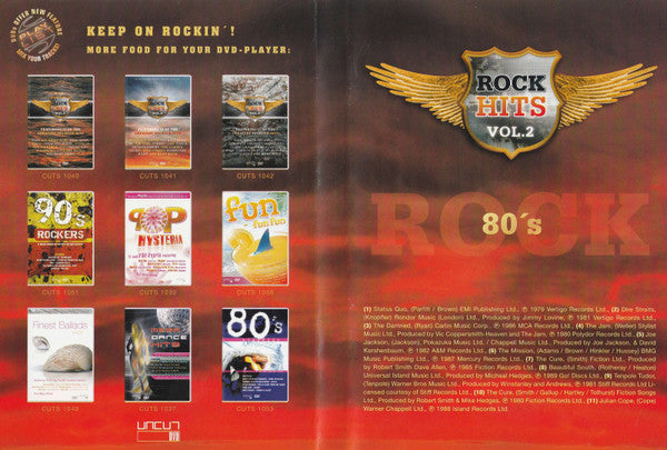 Various : Rock Hits Vol. 2 (DVD-V, Comp, Multichannel, PAL)