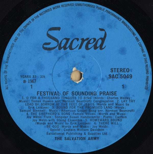 Salvation Army* : 1000 Voice Chorus (LP)