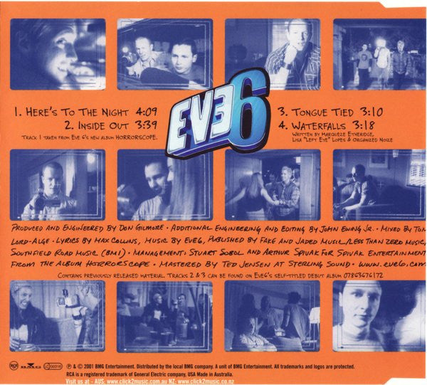Eve 6 : Here's To The Night (CD, Maxi)