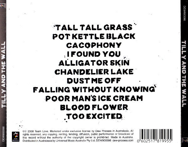 Tilly And The Wall : O (CD, Album, Jew)