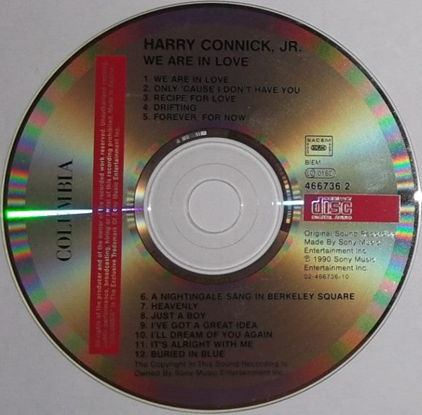 Harry Connick, Jr. : We Are In Love (CD, Album, RE)