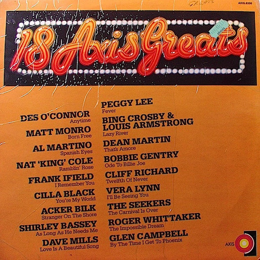 Various : 18 Axis Greats (LP, Comp)