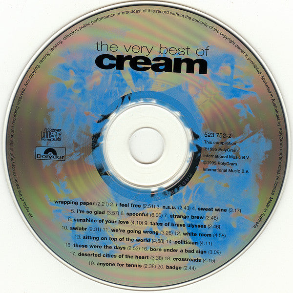Cream (2) : The Very Best Of Cream (CD, Comp)