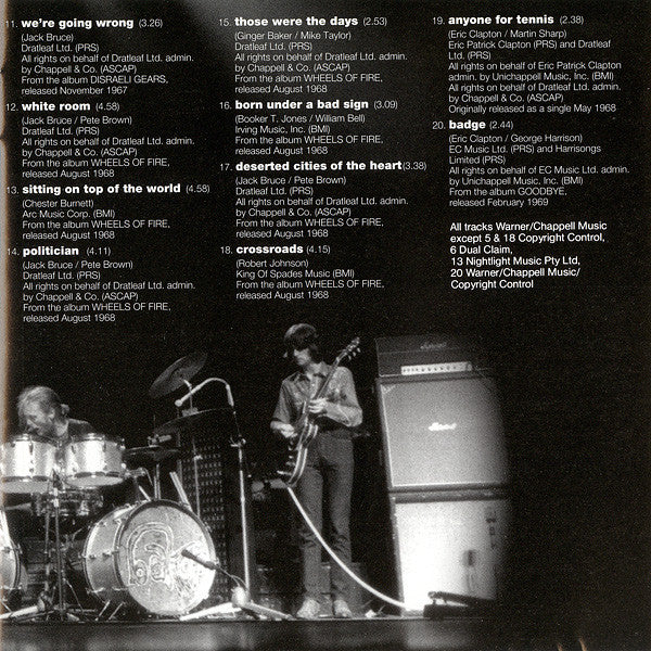 Cream (2) : The Very Best Of Cream (CD, Comp)