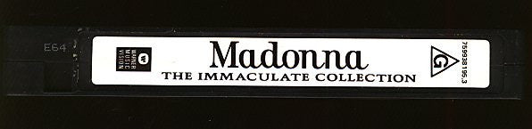 Madonna : The Immaculate Collection (VHS, Comp, PAL)