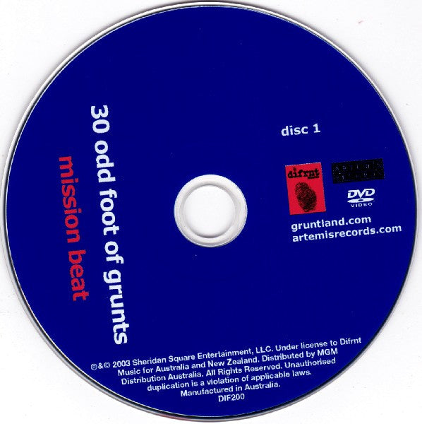 30 Odd Foot Of Grunts : Mission Beat (DVD-V + CD, Single)