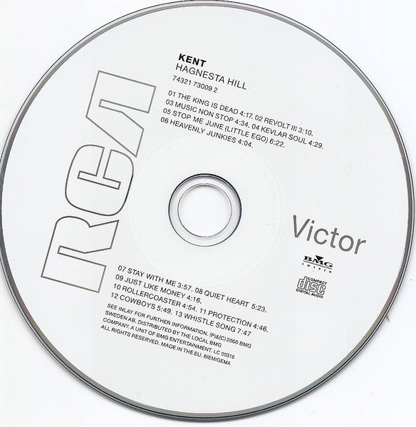 Kent (2) : Hagnesta Hill (English Version) (CD, Album)