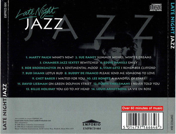 Various : Late Night Jazz (CD, Comp)