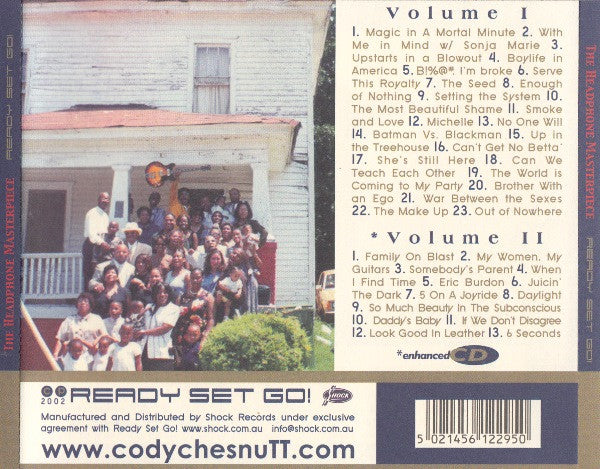 Cody ChesnuTT : The Headphone Masterpiece (CD, Album + CD, Album, Enh)