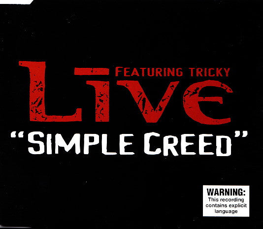 Live Featuring Tricky : Simple Creed (CD, Single)