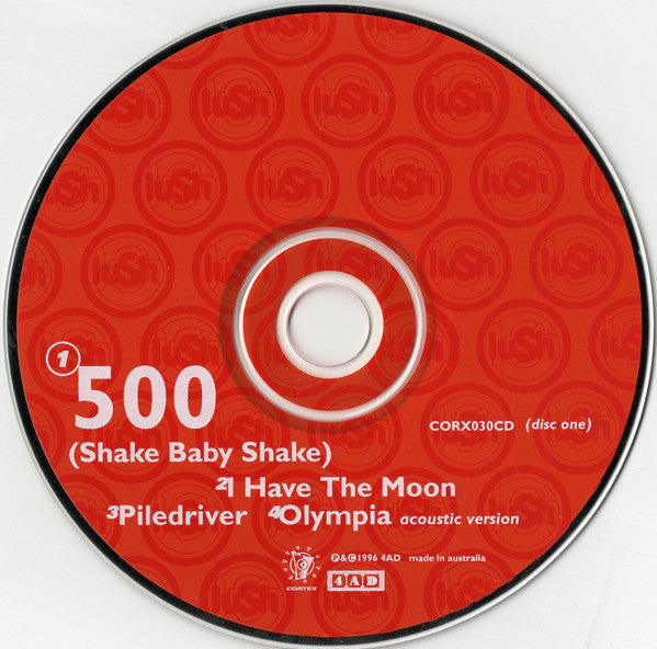 Lush : 500 (Shake Baby Shake) (CD, Single)