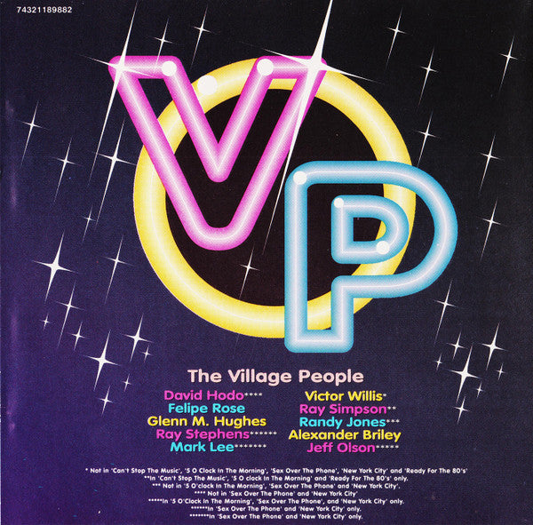 Village People : The Best Of Village People (CD, Comp)