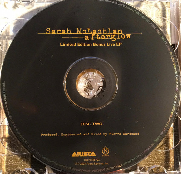 Sarah McLachlan : Afterglow (2xCD, Album, Ltd)
