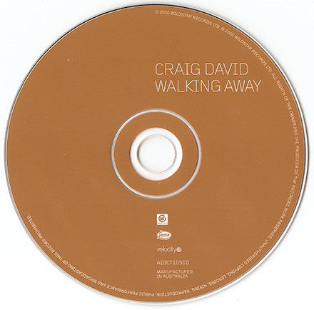 Craig David : Walking Away (CD, Single)