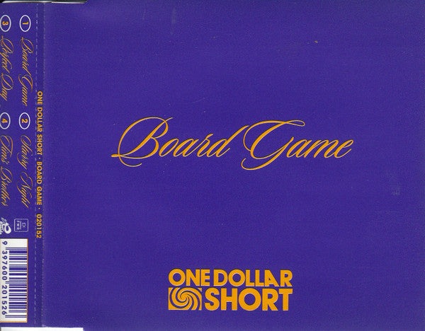 One Dollar Short : Board Game (Minimax, EP)