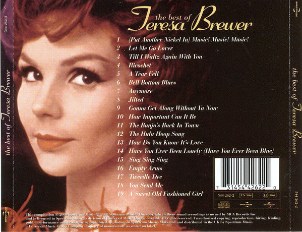 Teresa Brewer : The Best Of Teresa Brewer (CD, Comp)