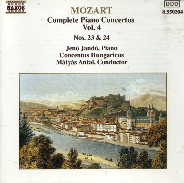 Mozart* – Jenö Jandó • Concentus Hungaricus • Mátyás Antal : Complete Piano Concertos Vol. 4 • Nos. 23 & 24 (CD, Album)