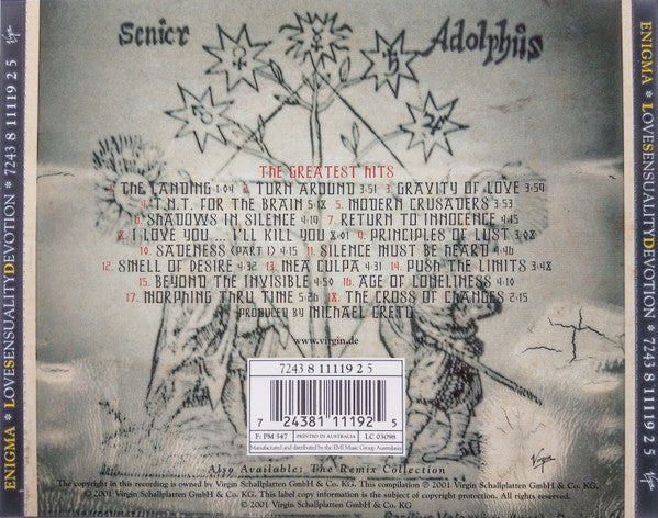 Enigma : Love Sensuality Devotion (The Greatest Hits) (CD, Comp, RM)